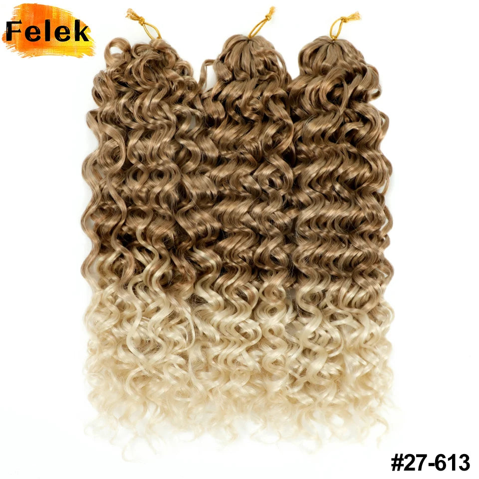 Trenzado de extensiones de cabello GoGo Curl de 18 pulgadas por Corporación Turística, paquete con 6 unidades para mujer
