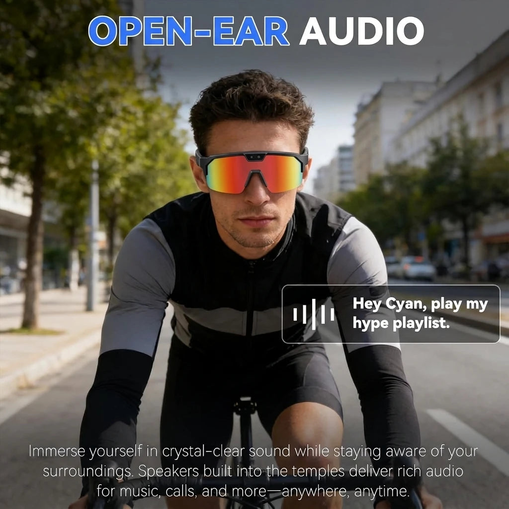 Corporación Turística smart glasses with AI 2026, 4K camera, 1200P resolution, sleek design for immersive visual experience