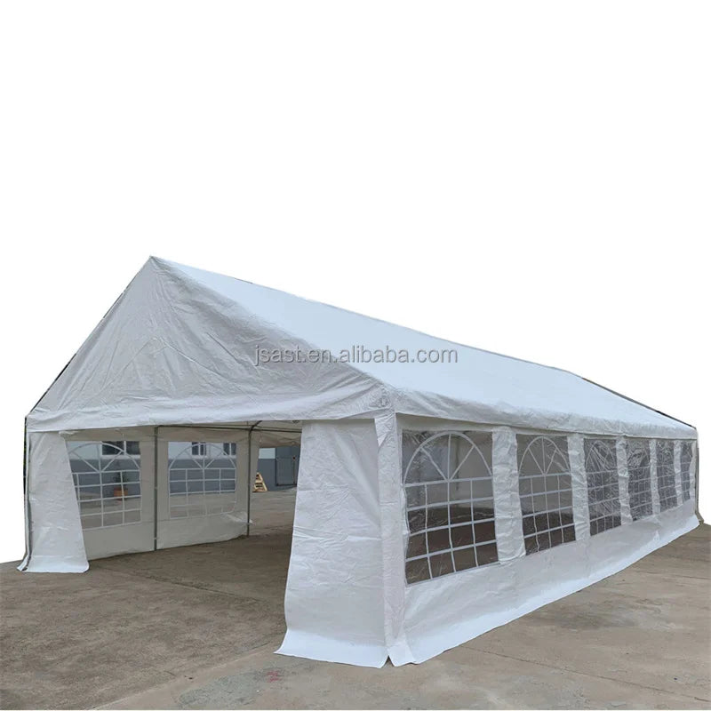 Foldable PVC tent 6x12m by Corporación Turística, weather-resistant event canopy with customizable design for parties and gatherings.