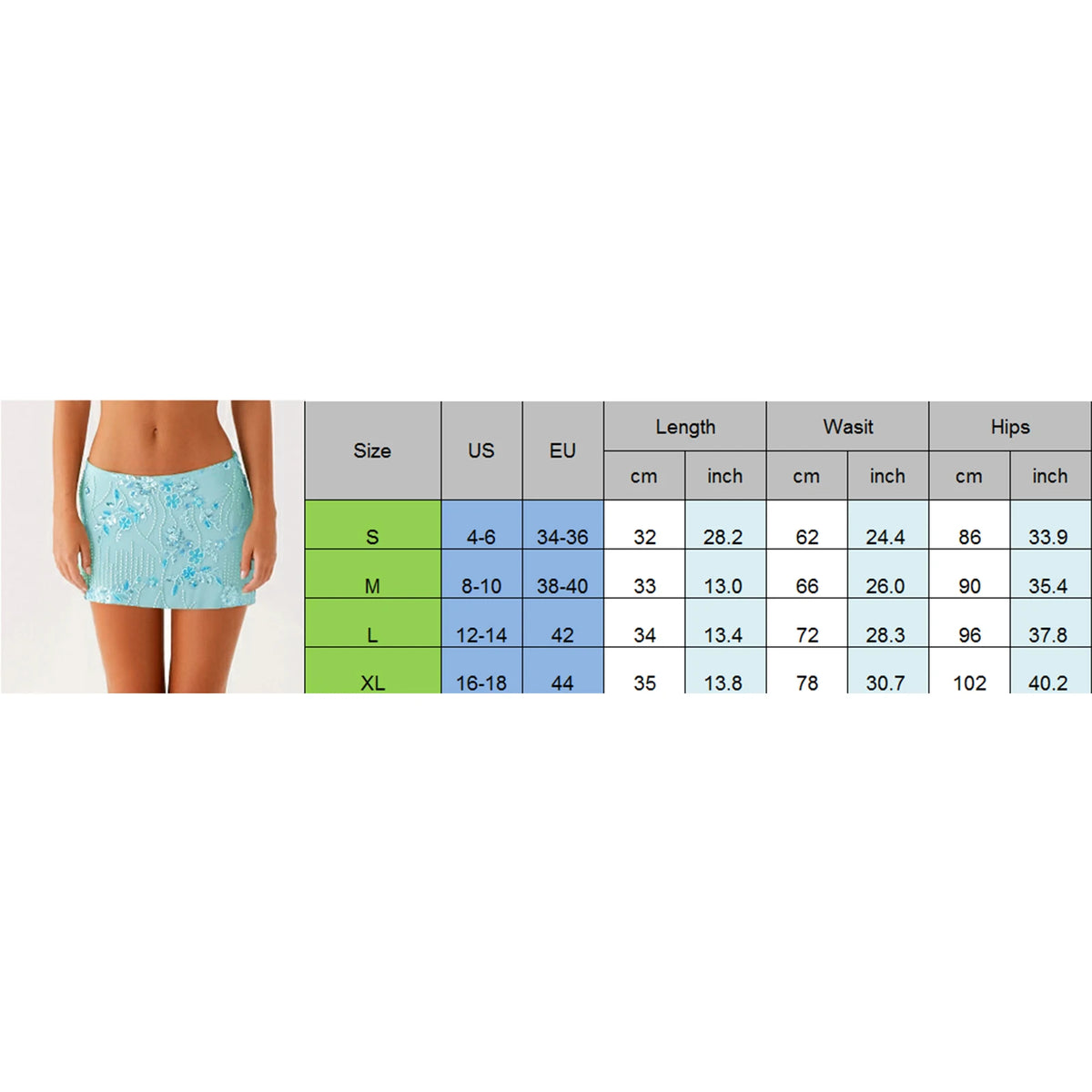 Green sequin miniskirt for women by Corporación Turística, featuring a stylish, shiny fabric with a flattering fit.