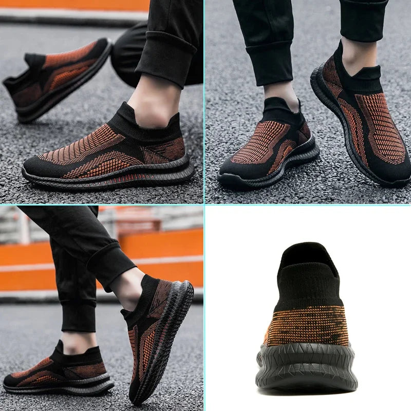 White men's lightweight walking shoes by Corporación Turística, casual footwear with comfortable design for everyday wear.