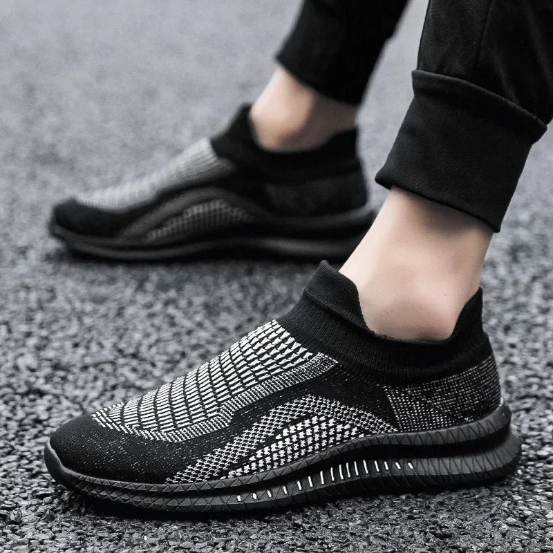 White men's lightweight walking shoes by Corporación Turística, comfortable footwear for daily outdoor activities.