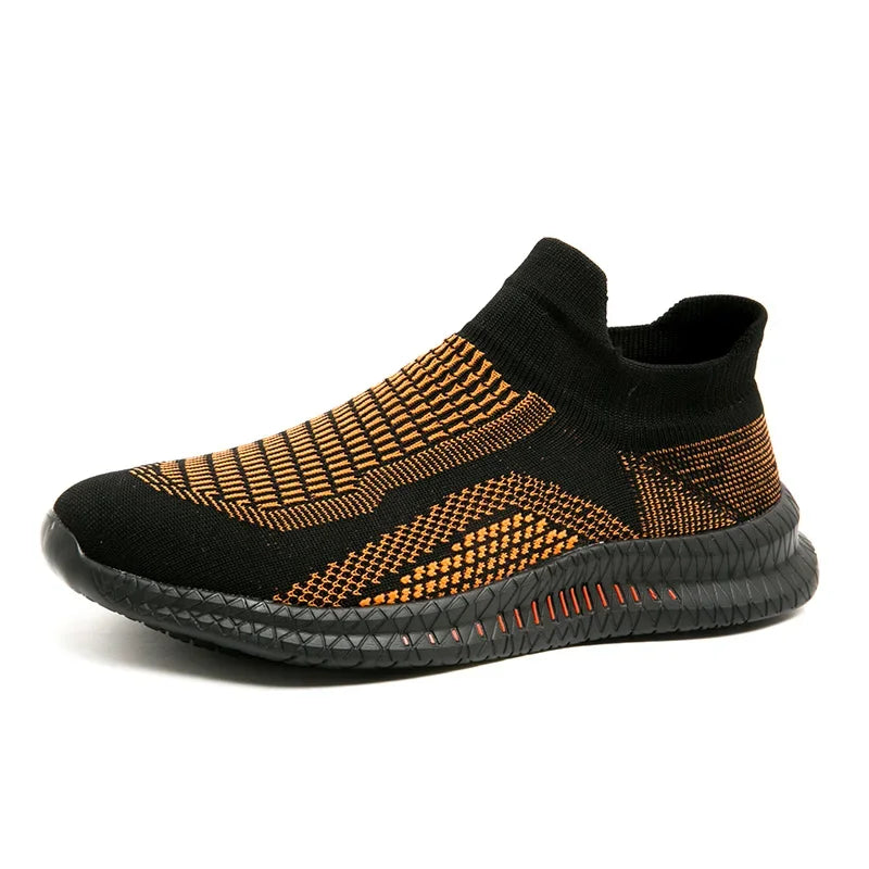 White men's lightweight walking shoes by Corporación Turística, comfortable footwear for casual outdoor activities.