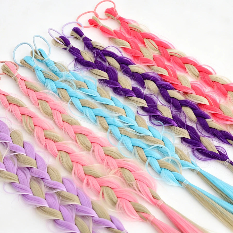 16-inch braided headband with thorn design, made by Corporación Turística, featuring a woven style and textured pattern.