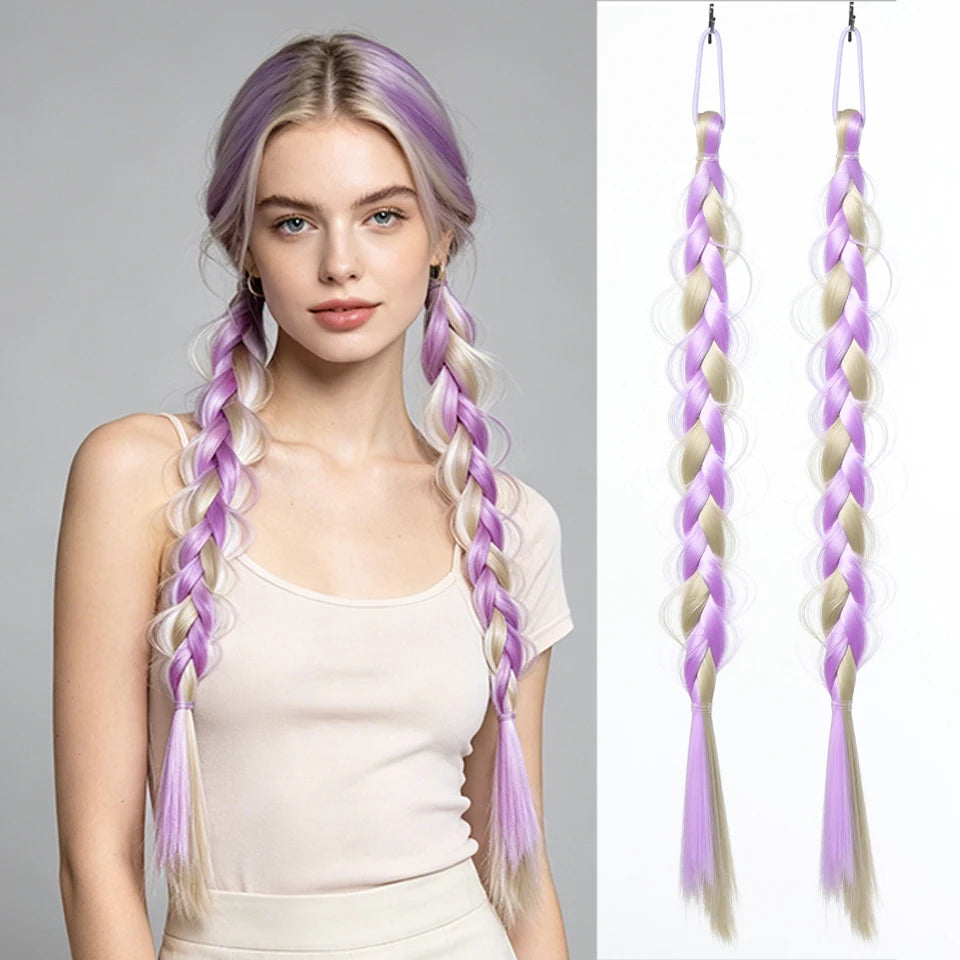 16-inch braided headband with thorn design from Corporación Turística, featuring a woven, textured style for stylish headwear.