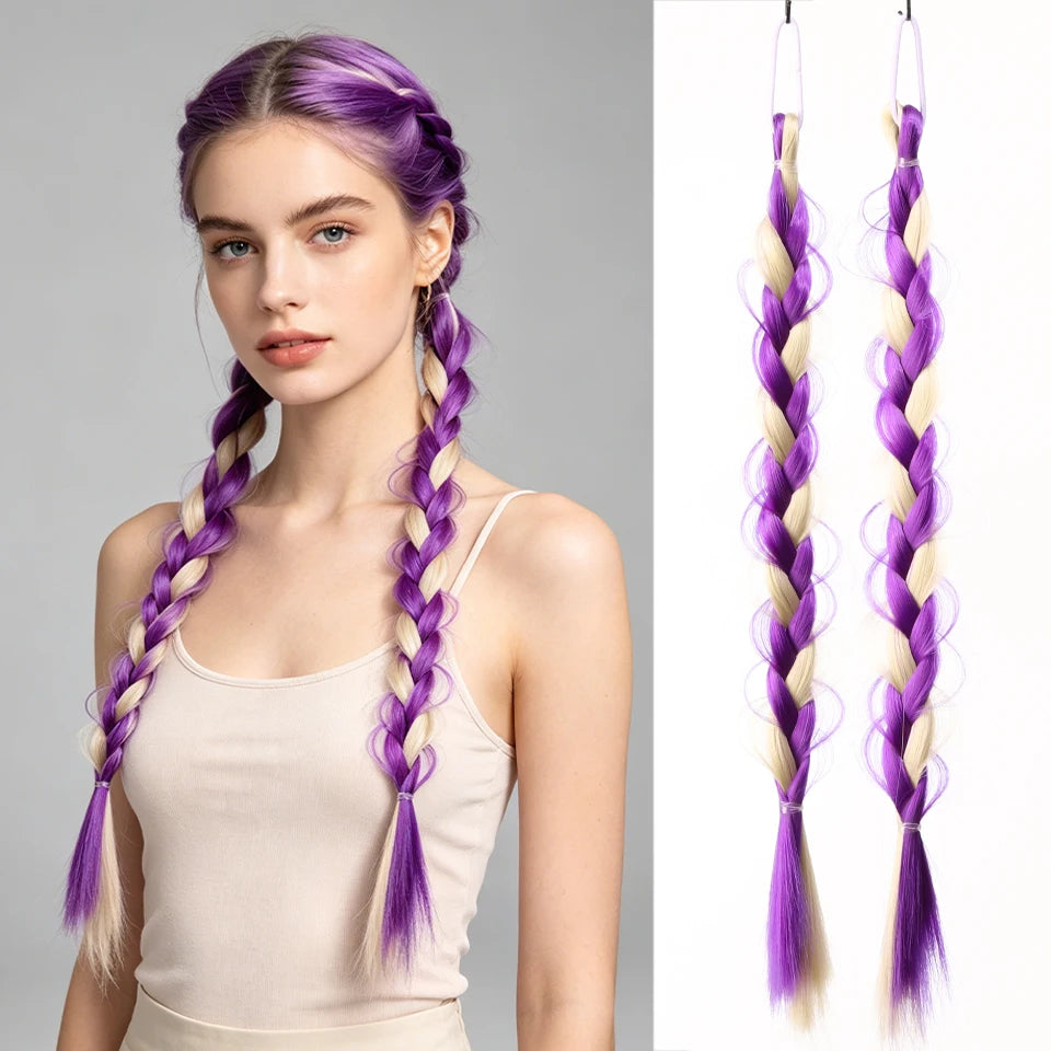 16-inch braided headband with spine design by Corporación Turística, featuring intricate woven pattern and textured appearance.