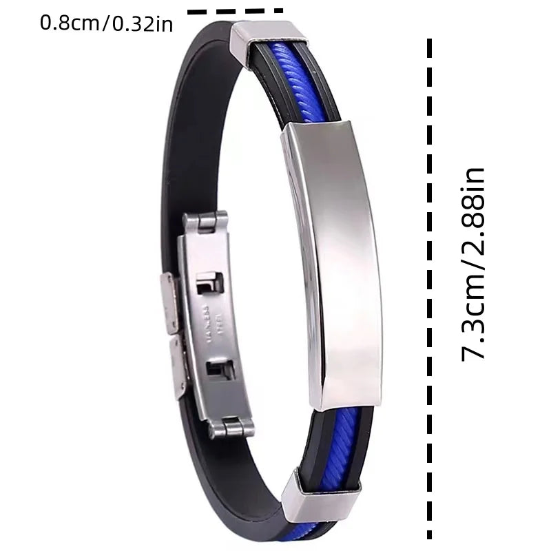 Magnetic lymphatic drainage detox bracelet by Corporación Turística featuring sleek black design and adjustable strap.