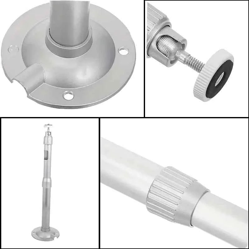 Metallic tripod for projector by DITONG, adjustable 20/40/60cm, universal 1/4" support, ideal for supporting projectors securely.