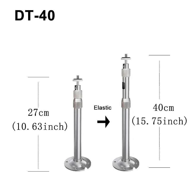 Metallic tripod for projector by DITONG, 20/40/60cm height, universal 1/4" support, suitable for projector accessories.