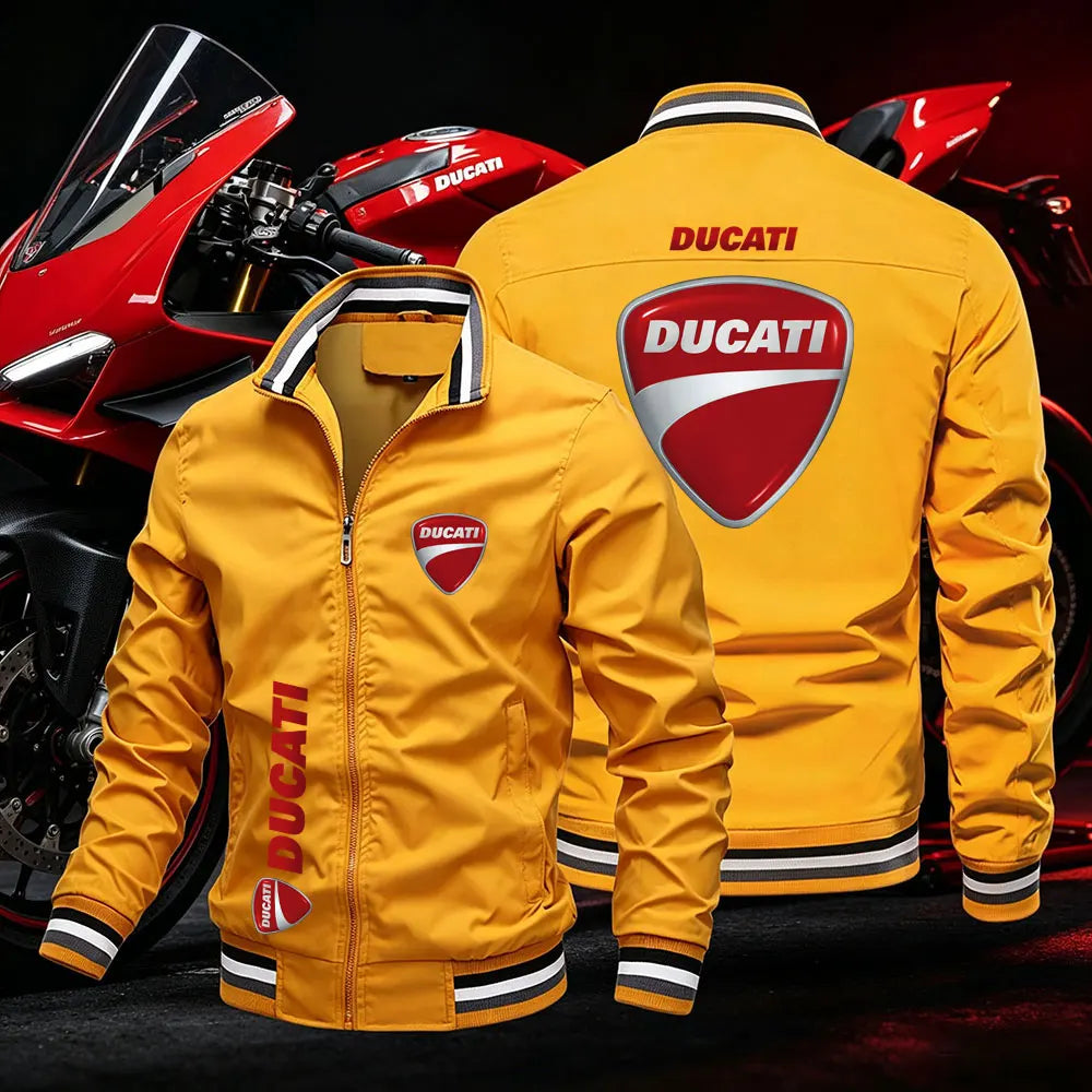 Ducati Hombre 2026 ultraligera verano chaqueta de motocicleta con protección solar, deportiva y ligera para uso en verano.