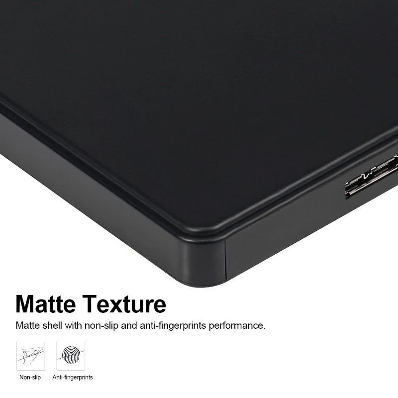 Kebidu 2.5" SATA SSD external hard drive enclosure with USB 3.0 for high-speed data transfer and reliable storage.