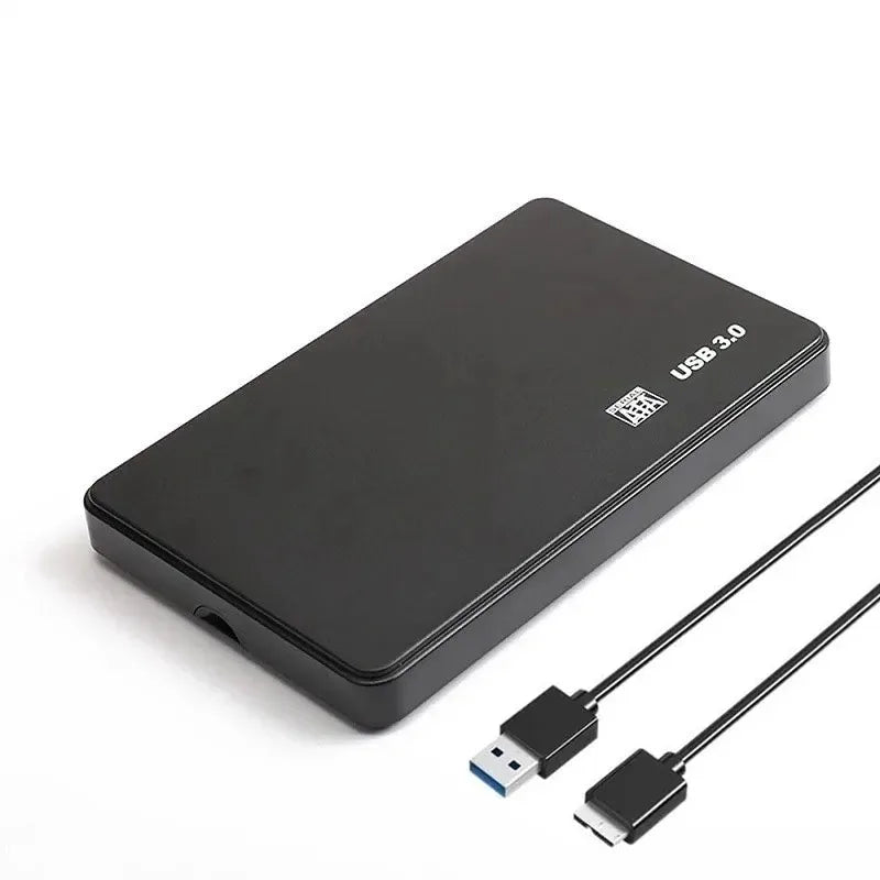 Kebidu 2.5" SATA SSD USB 3.0 external hard drive enclosure, high-speed data transfer, red color, compact electronic storage accessory.