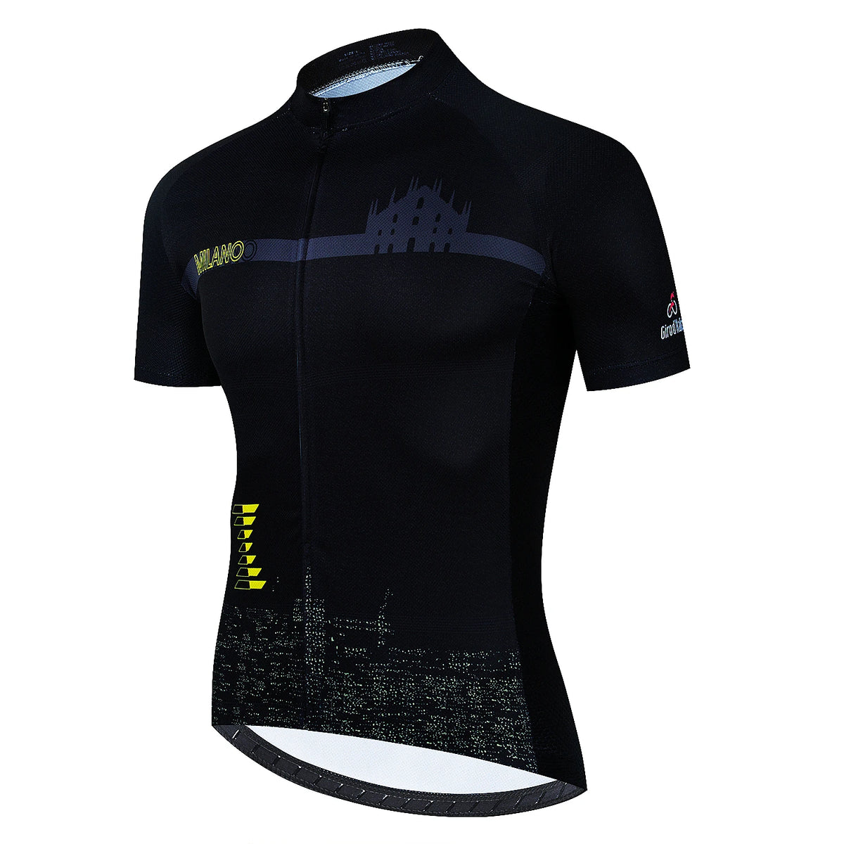 LA GAZZETTA DELLO SPORT Giro d'Italia Pro Team short-sleeve cycling jersey for men, featuring team branding and performance fabric.