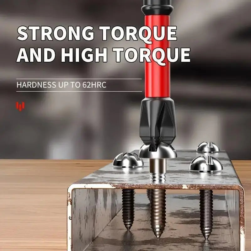 Rafford magnetic anti-slip drill bit set with 3, 6, or 12 pieces for woodworking and DIY projects.
