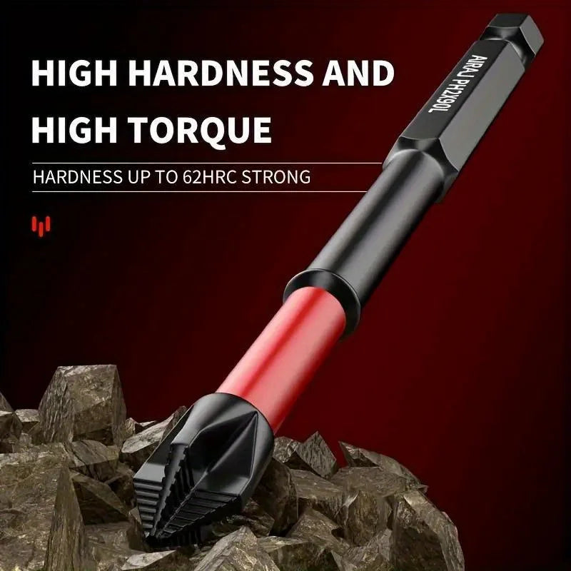Set of Rafford magnetic, non-slip drill bit sets with 3, 6, or 12 pieces, featuring durable and secure tool design for woodworking and metalwork.