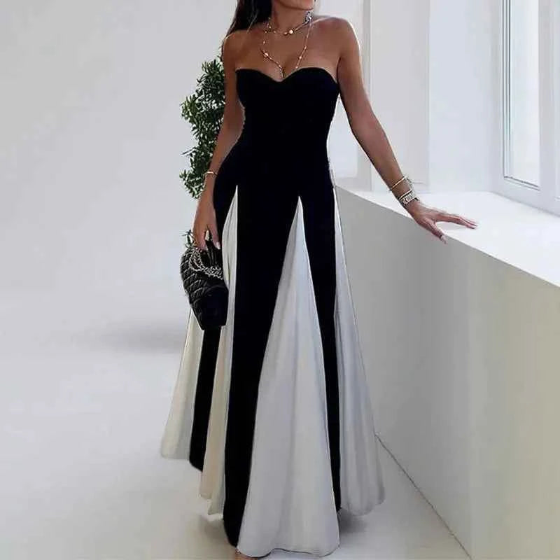 Elegant pink midi dress for women with thin straps, perfect for vacations, featuring a line A silhouette by RHJPEADL.