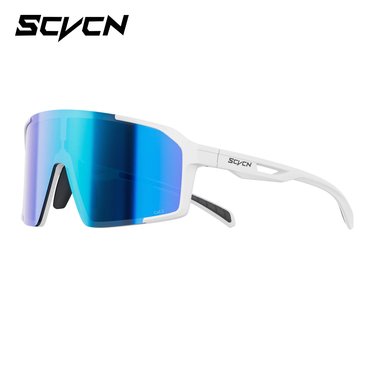SCVCN photochromic sports sunglasses for men and women with UV400 protection, ideal for cycling and outdoor activities.