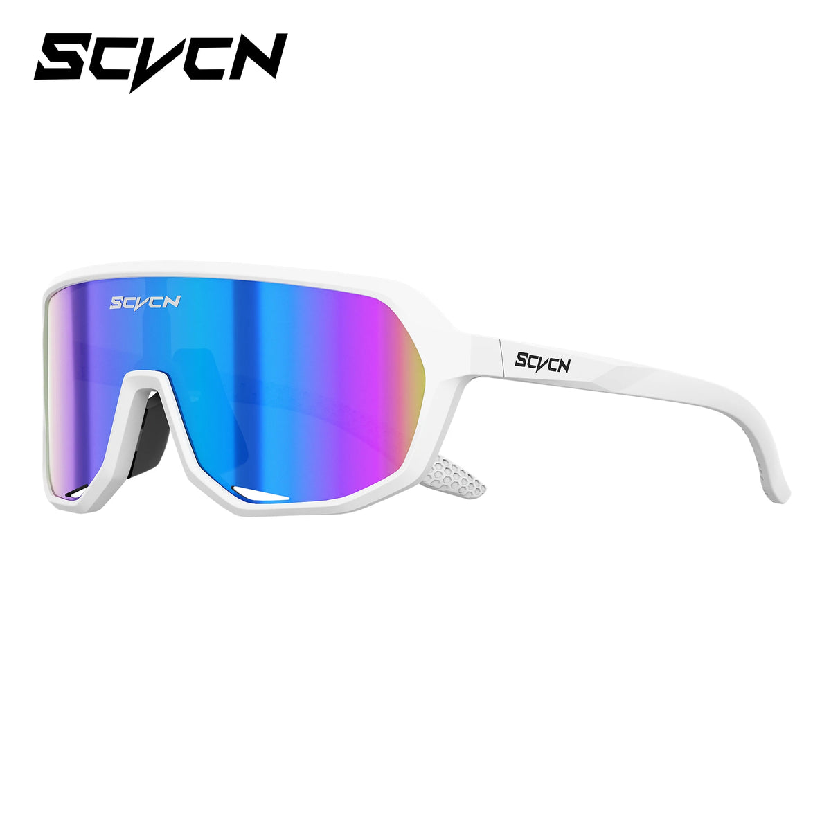 SCVCN polarized UV400 sport sunglasses for cycling and outdoor activities, with sleek design and high-quality lenses.