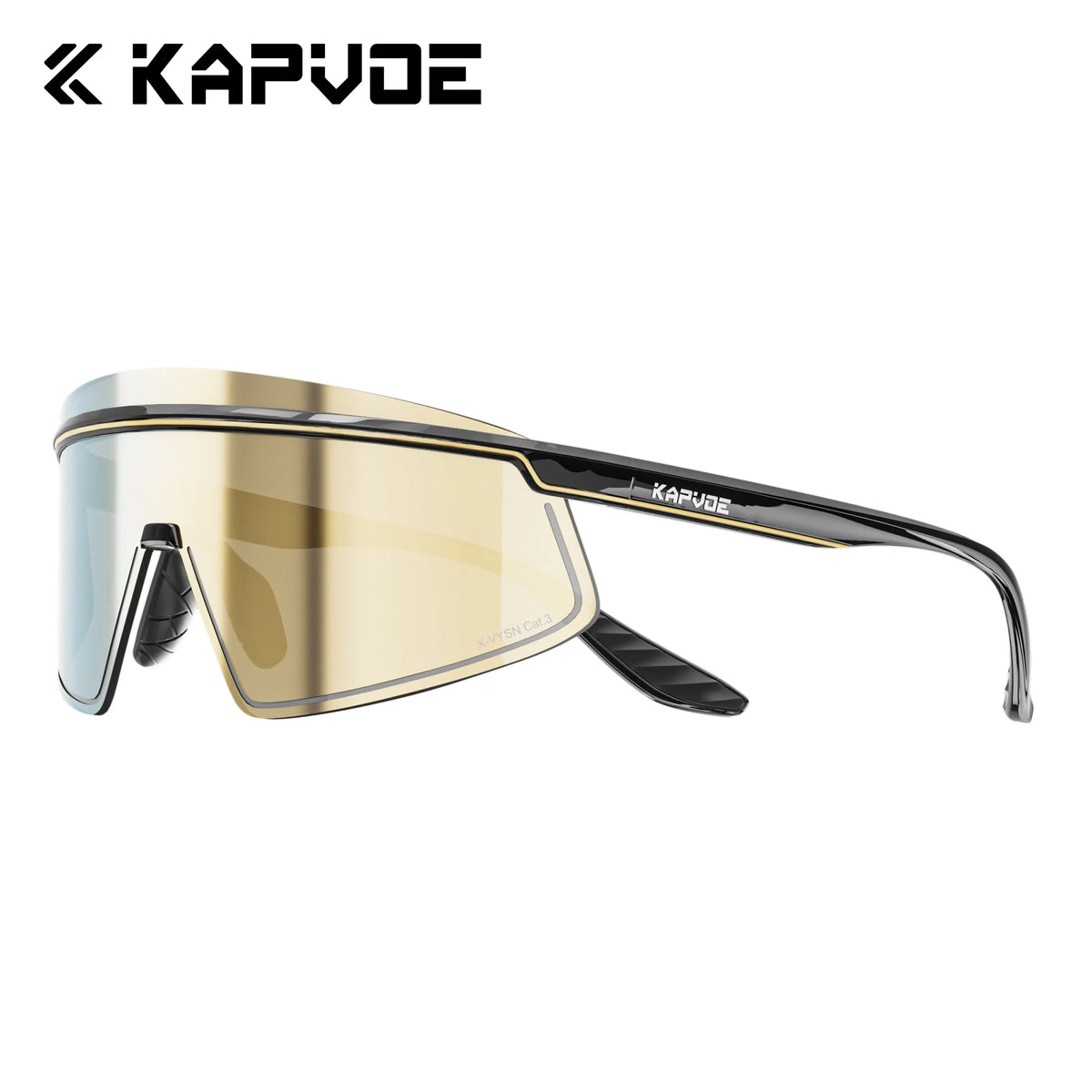 SCVCN UV400 sports cycling glasses for men and women, lightweight MTB eyewear with one lens and sporty design.