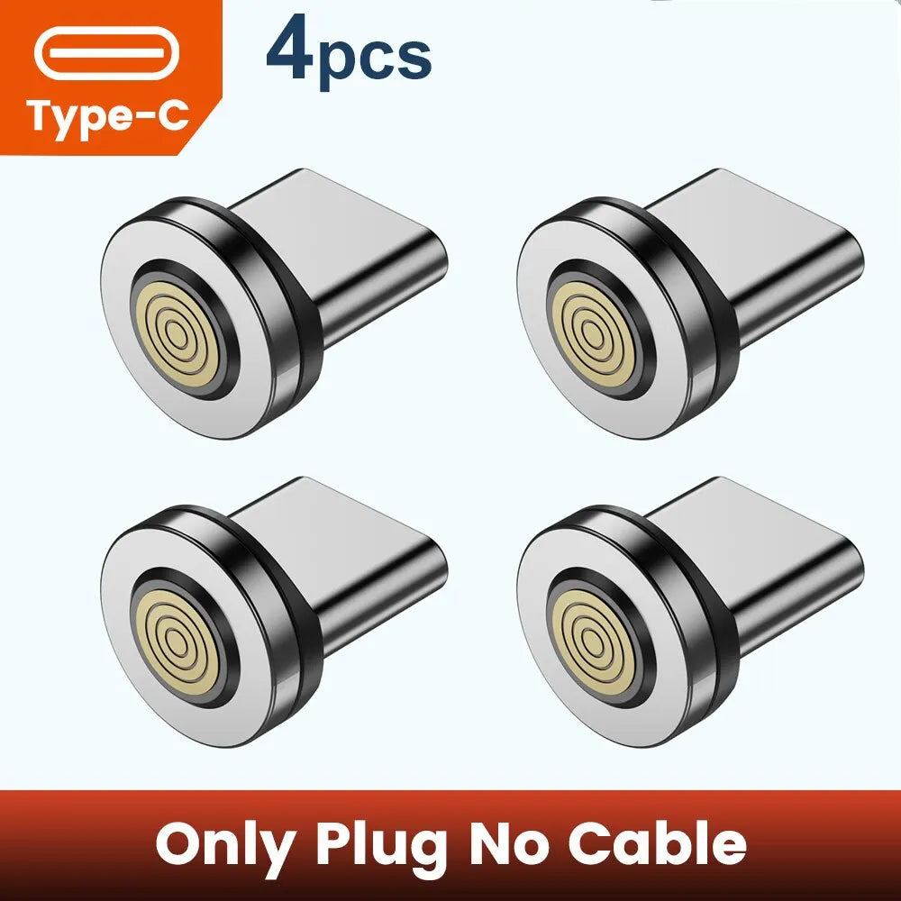 Toocki magnetic USB-C charging cable with 3A fast charge, 2-meter length, and rotating design for data transfer and power.