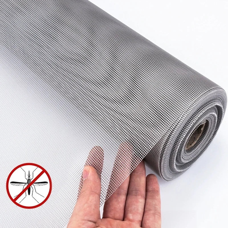 Gray TranquilTouch DIY pet window screen with anti-mosquito mesh, 80x180cm, designed for home decor and pet protection.