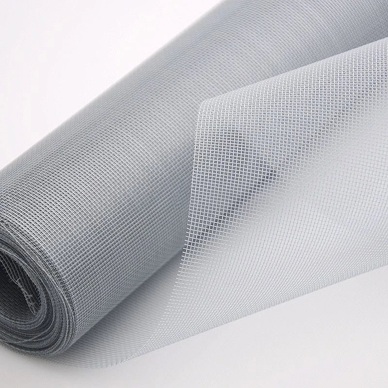 Grey DIY TranquilTouch pet window mosquito net for home, 80x180cm, with fine mesh for anti-mosquito protection.