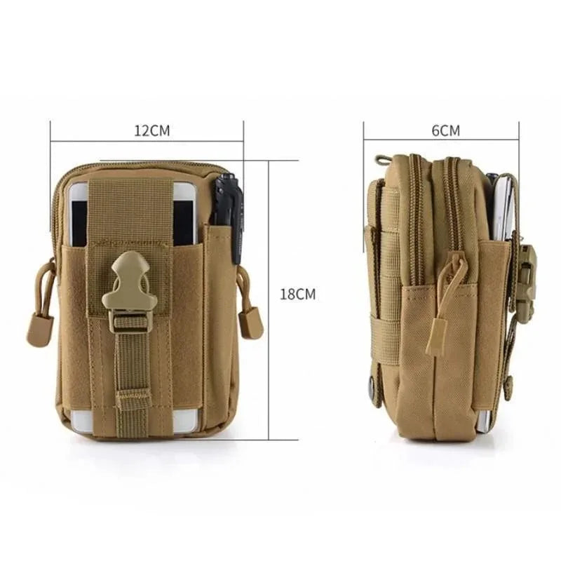 ZHZH waterproof nylon tactical case for outdoor use, versatile protective cover for gear and accessories, durable and functional.