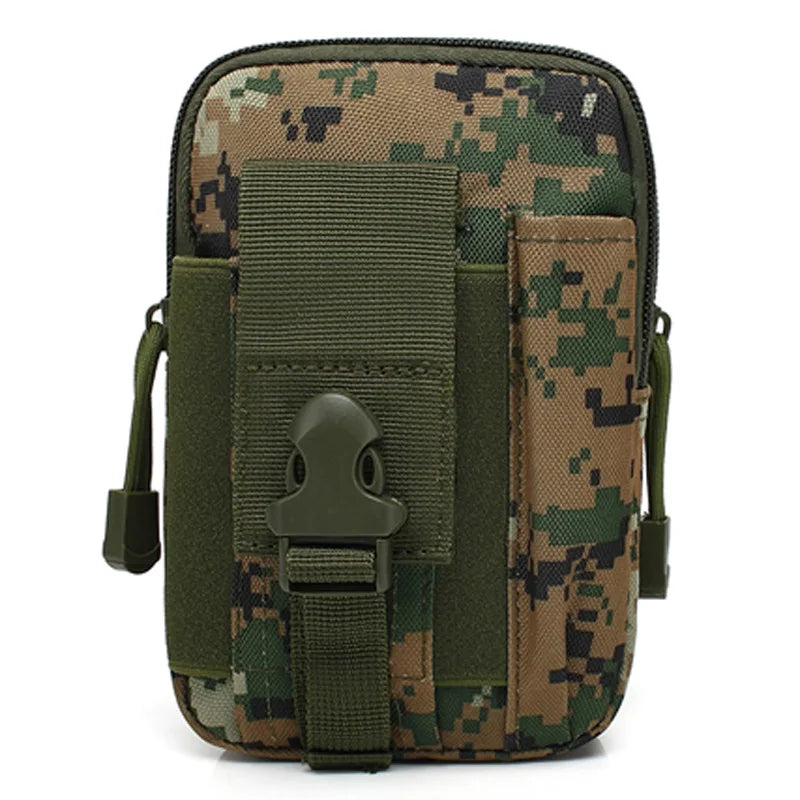 ZHZH waterproof nylon tactical case for outdoor use, showcasing durable, multifunctional design with zipper and carrying handle.