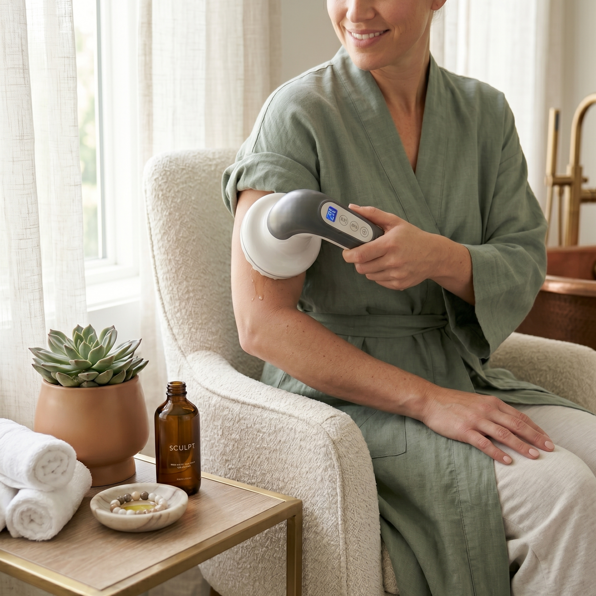 Masajeador Anticelulitis DC-eterus: Relaja Músculos y Piel