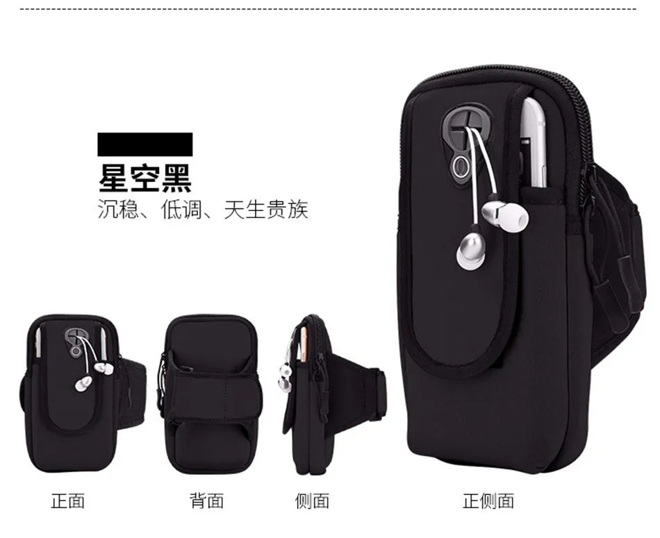 Bolsa deportiva Universal para correr, brazalete impermeable para llaves de teléfono móvil, para Xiaomi Redmi, Huawei, Iphone y Samsung