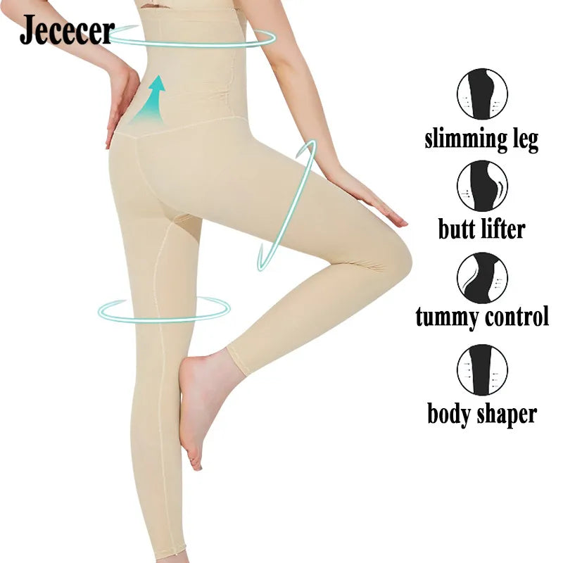 Pantalón Moldeador Mujer Cintura Alta Sin Costuras Adelgazante Abdomen