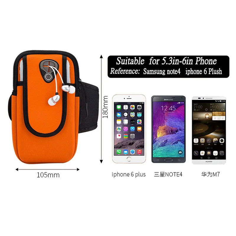 Brazalete Deportivo Universal: Bolsa Impermeable para Correr
