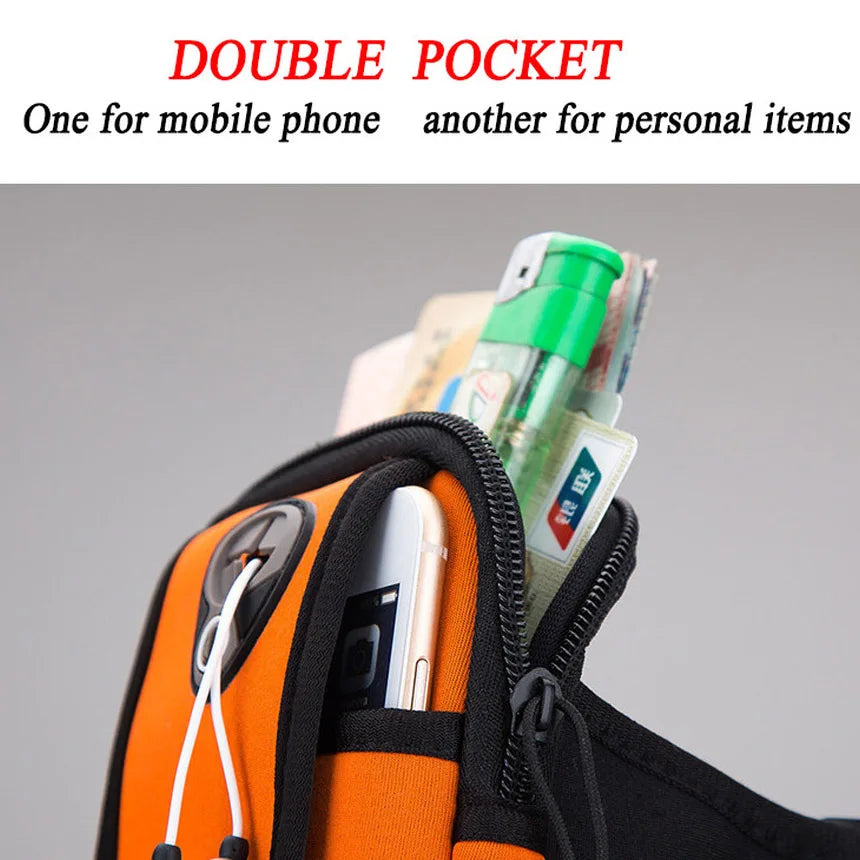 Bolsa deportiva Universal para correr, brazalete impermeable para llaves de teléfono móvil, para Xiaomi Redmi, Huawei, Iphone y Samsung