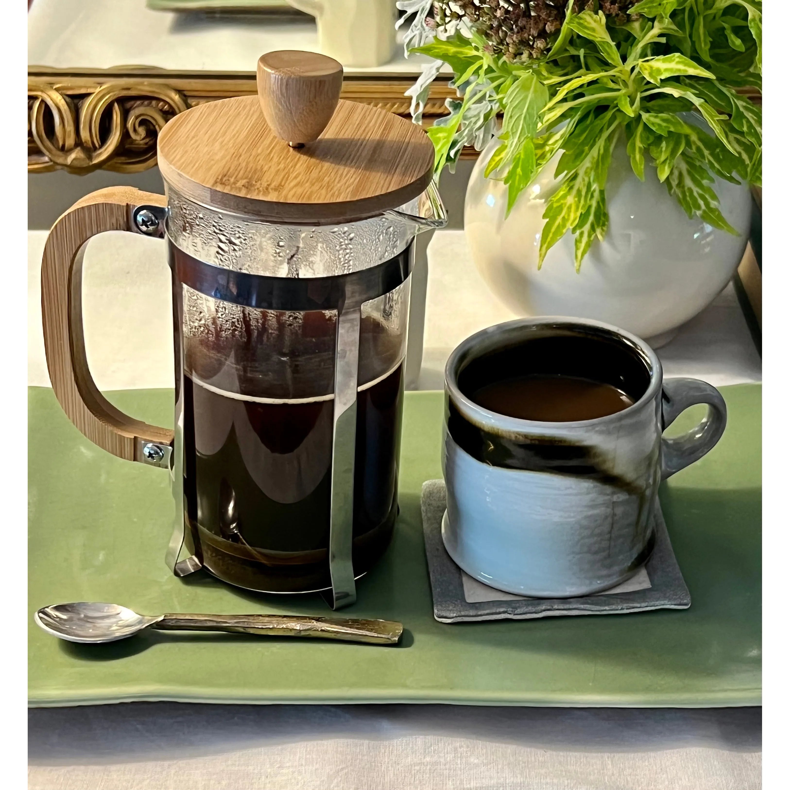 Prensa Francesa Ecológica - Bambú y Vidrio Borosilicato - Café Perfecto