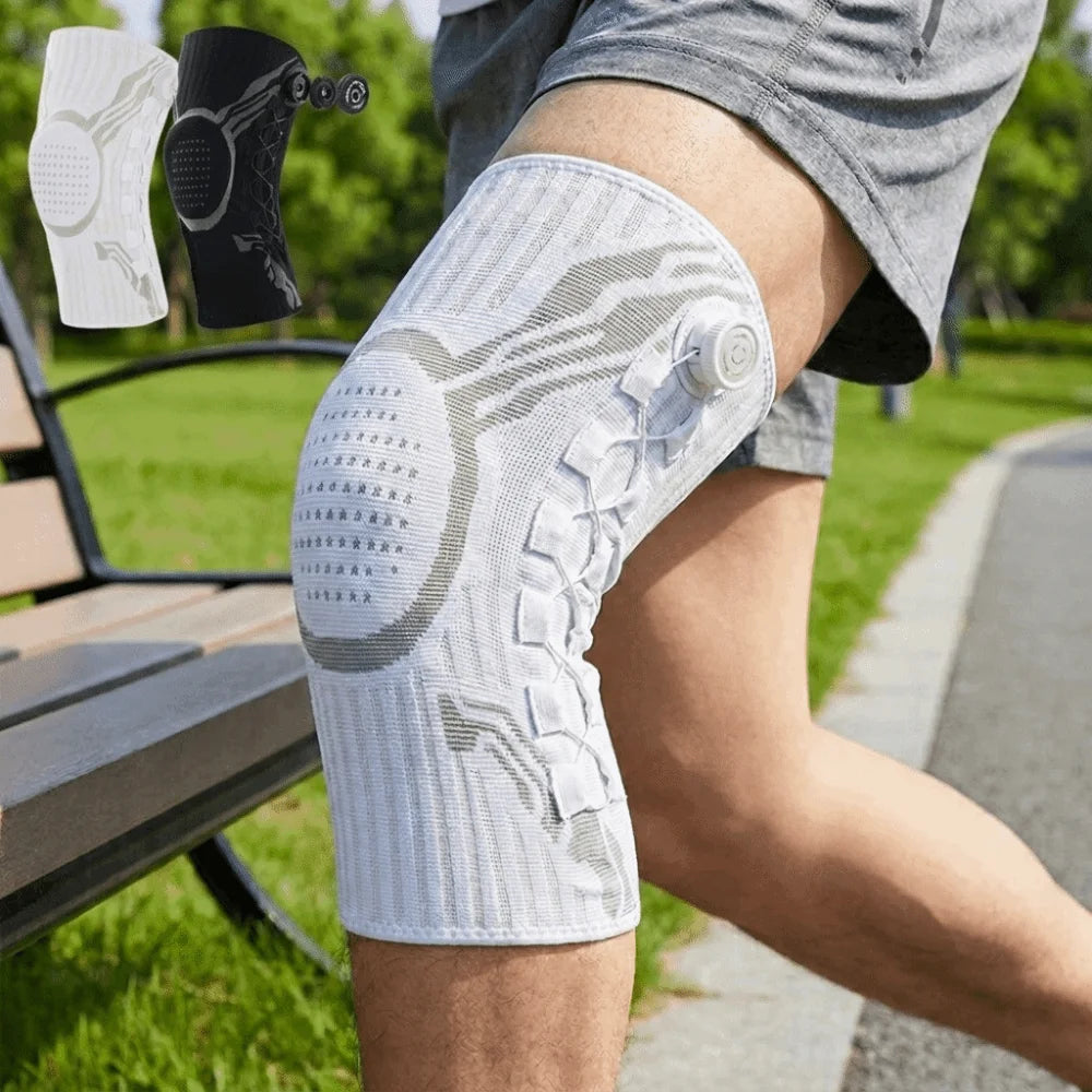 Accesorios Deportivos, Rodillera Ajustable Elástica Unisex, Soporte para Articulaciones, Antideslizante, Ligera, Soporte para Menisco, Fútbol