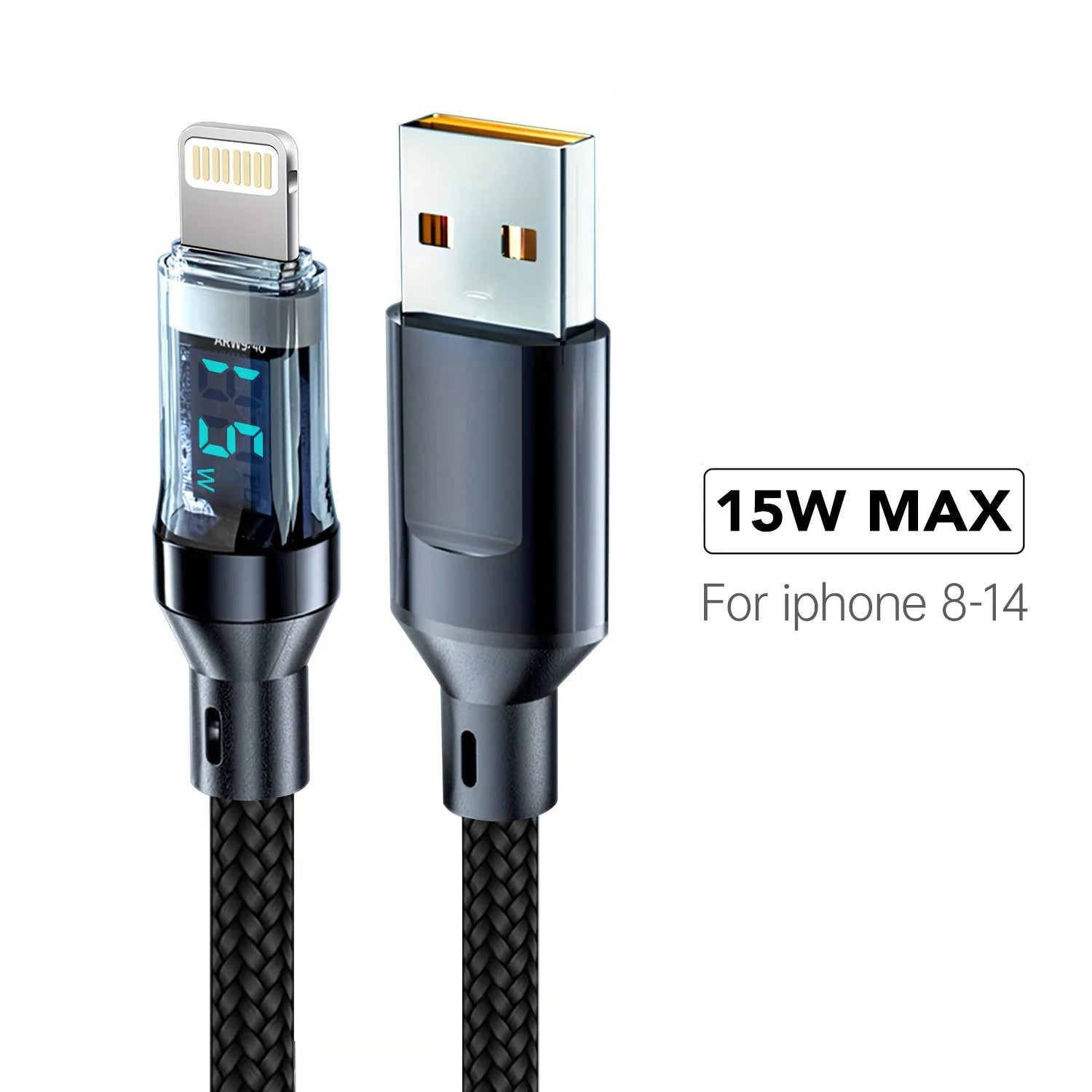OOZCC Cable USB-C a Lightning 120W Carga Rápida MFi