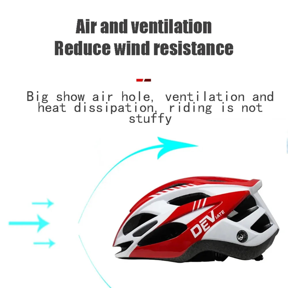 Casco DEV MTB Ultraligero (L 58-61cm) para Ciclismo de Montaña y Carretera