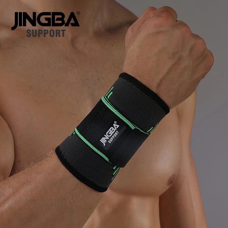 Soporte Muñeca JINGBA: Banda Nylon Fitness - Protege y Mejora Rendimiento