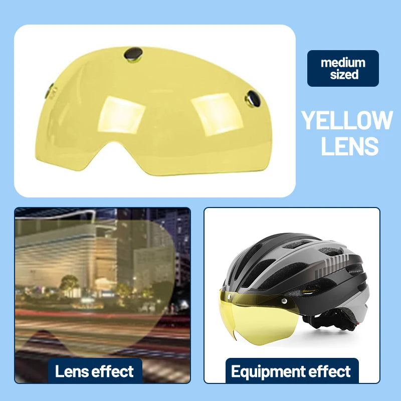 Casco Eastinea con Gafas Magnéticas: Ciclismo MTB/Carretera Seguridad