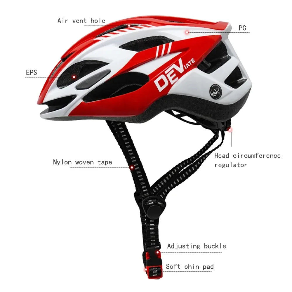 Casco DEV MTB Ultraligero (L 58-61cm) para Ciclismo de Montaña y Carretera