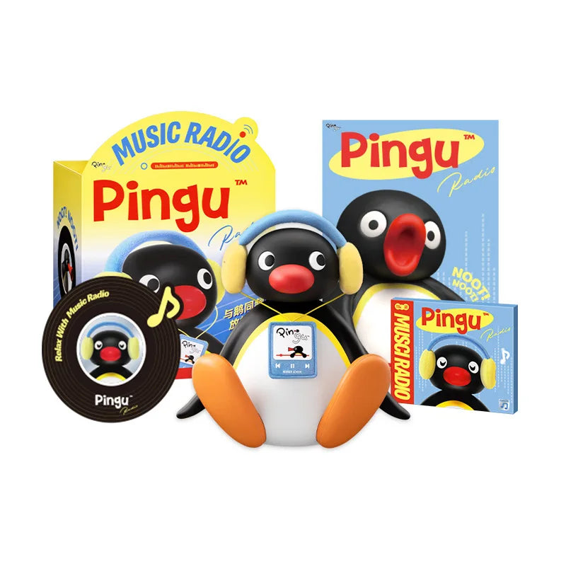 Altavoz Pingu MarTUBE: Pingüino Dibujos Animados Móvil | Radio Musical Inalámbrico