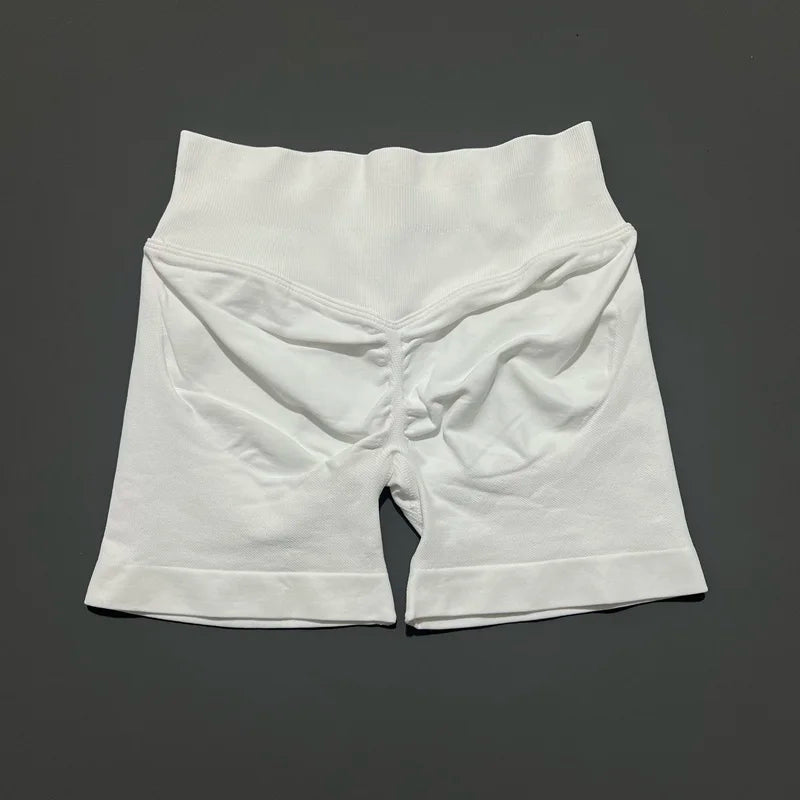 Shorts Deportivos HISTELLO 4.5" Mujer Push-Up Sin Costuras