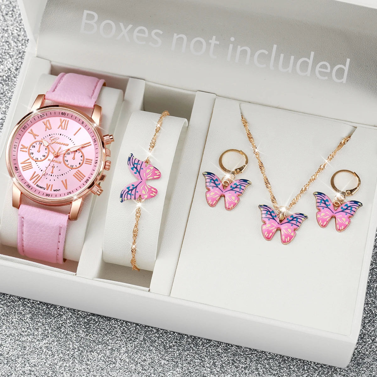 Reloj de Cuarzo Mujer: Pulsera Cuero, Joyería Corazón - Elegancia Diaria
