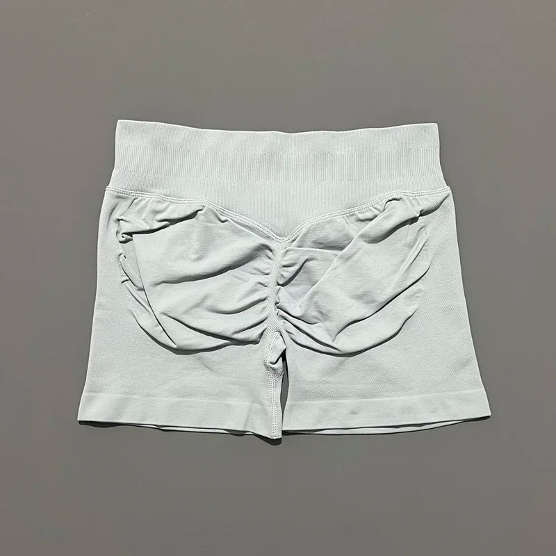 Shorts Deportivos HISTELLO 4.5" Mujer Push-Up Sin Costuras