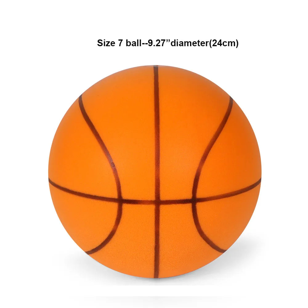 Baloncesto Silencioso para Niños - Espuma Ligera, Rebote Suave - Juguete Deportivo Indoor