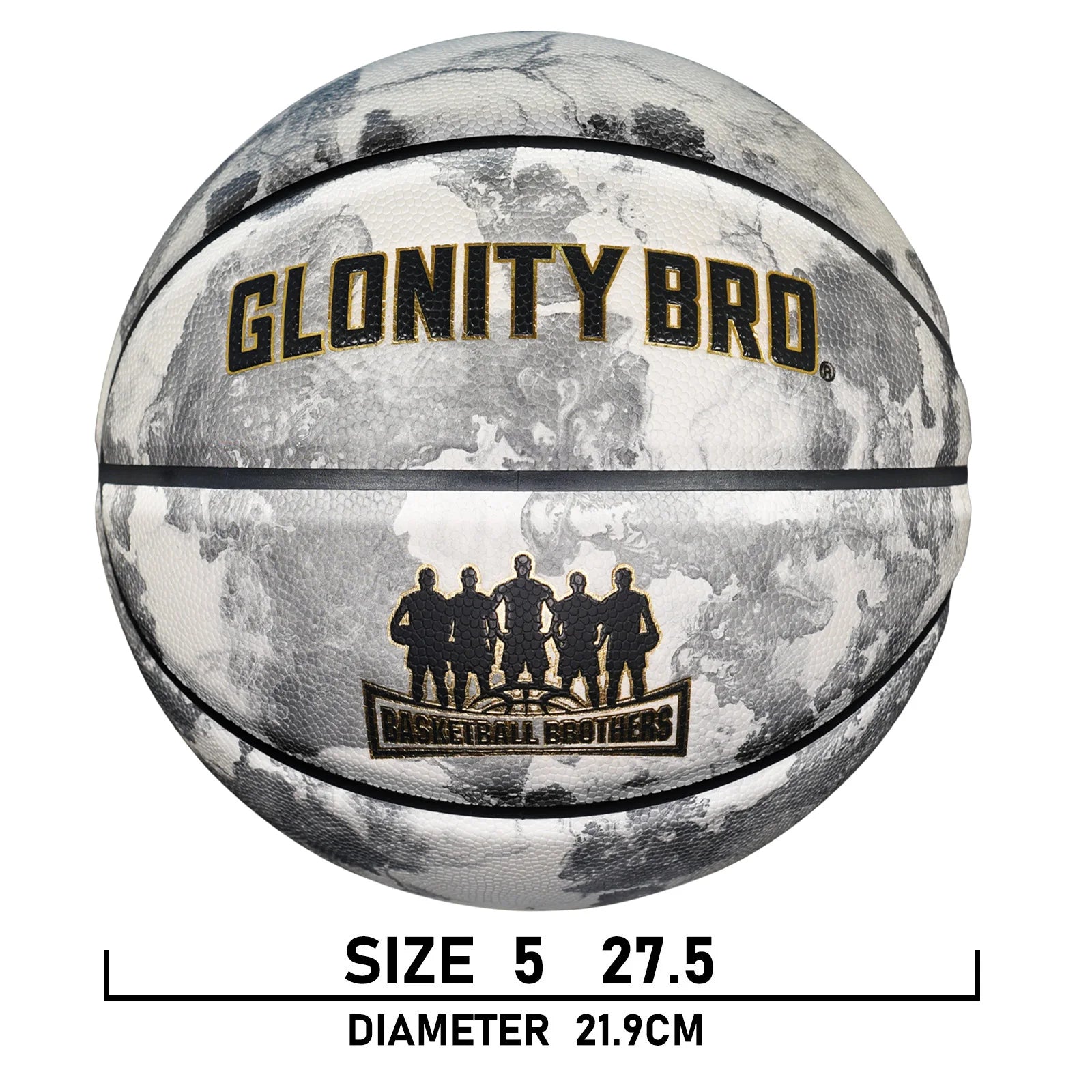 Balón Baloncesto Luminoso Oficial 7 | Glonity Bro | Duradero Verde