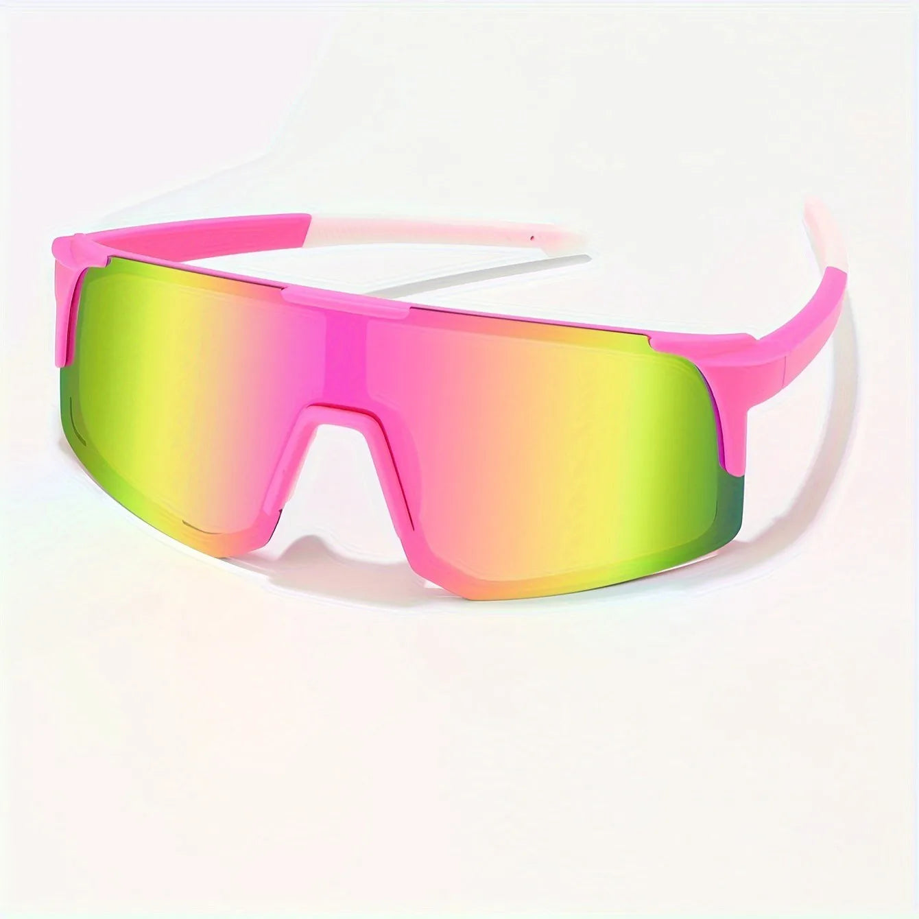 Gafas deportivas envolventes antiluz para mujeres y hombres, gafas grandes de sol de una pieza para ciclismo, pesca, esquí, UV400