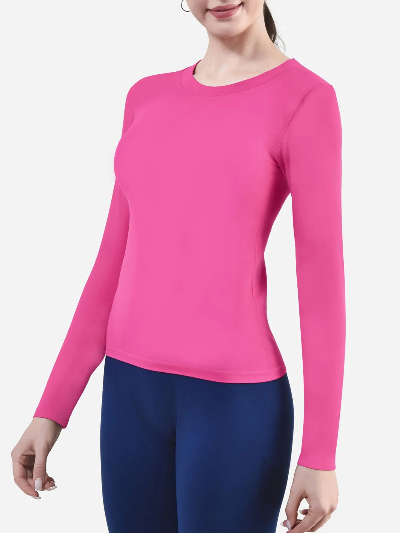 CZGUKE Camiseta deportiva de manga larga para mujer, camiseta de Yoga, deportes suaves, Fitness, Top deportivo transpirable para correr en las cuatro estaciones, Top adelgazante
