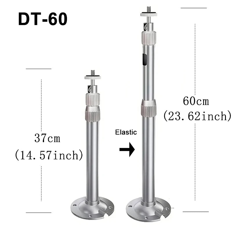 Trípode Metálico Proyector 20/40/60cm - Soporte Universal 1/4" DITONG