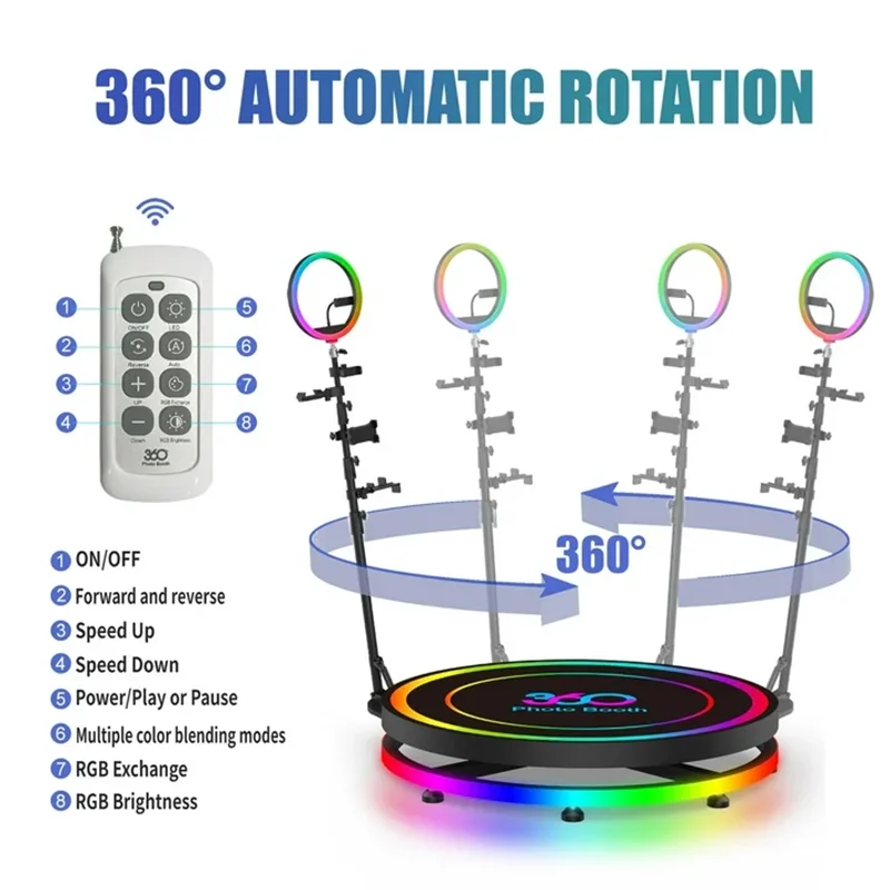 Plataforma 360° Automática con App | Neson Fotomatón para Eventos